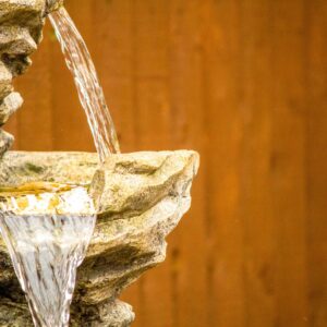 rock water feature